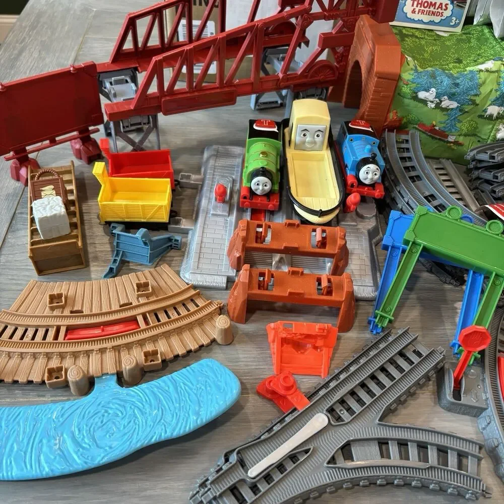 Thomas & Friends Talking Thomas Percy Train Track Fisher Price Tested COMPLETE